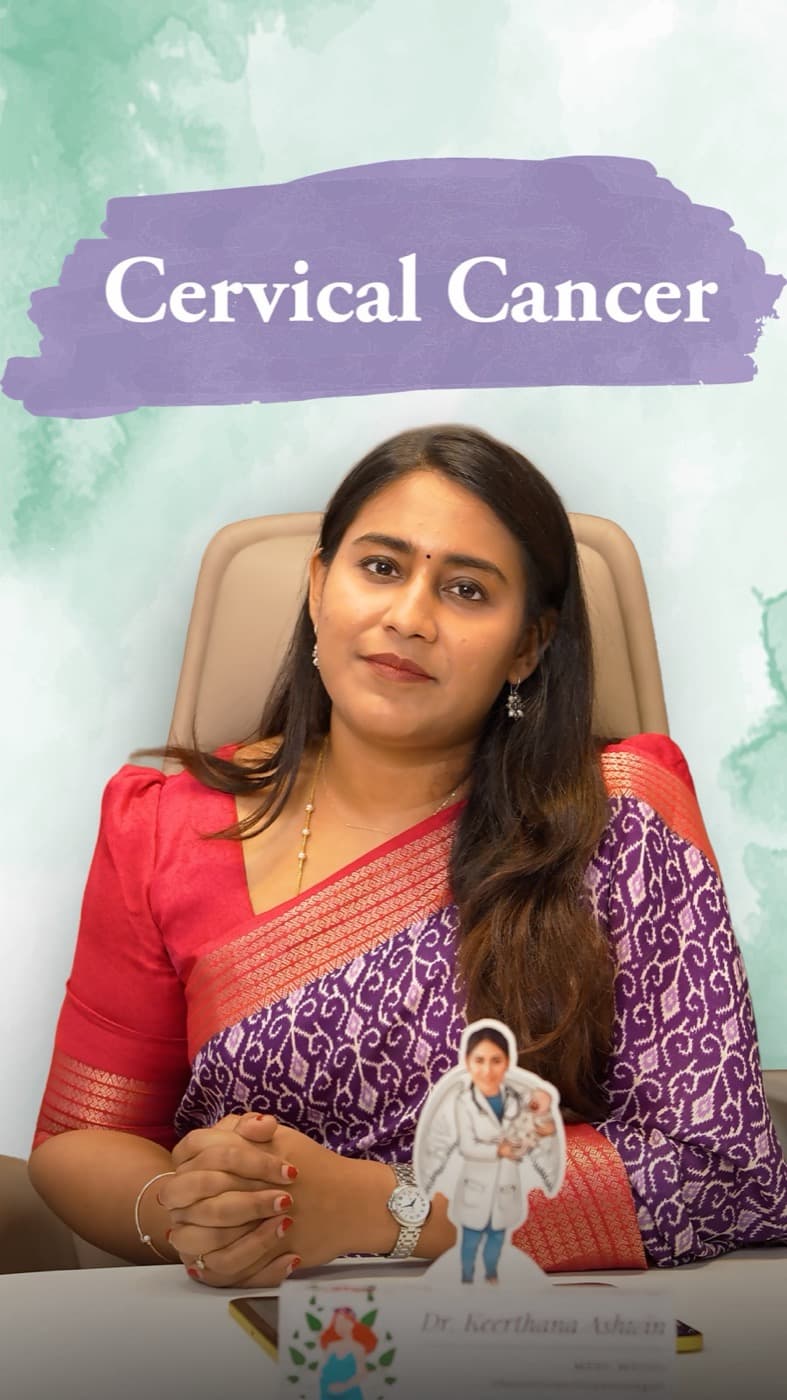 Dr Keerthana in a reel about cervical cancer